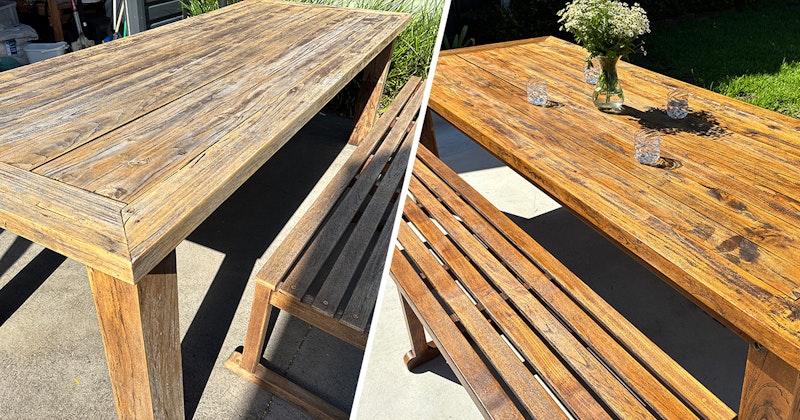 How To Refresh Outdoor Timber Furniture